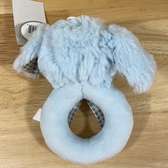 Bearington Bear Baby Collection Lil’ Waggles Rattle Blue - Picture 4 of 5